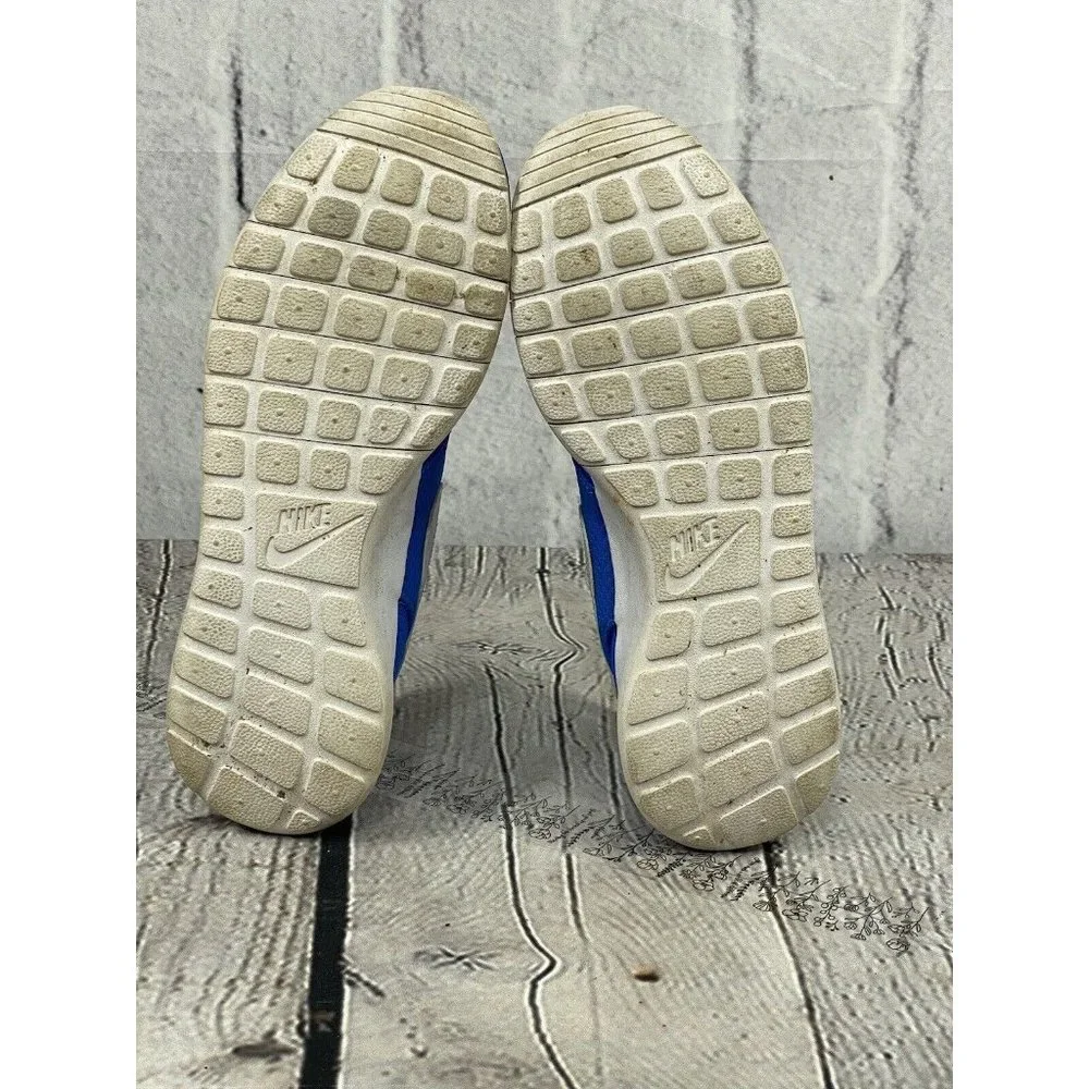 Nike Roshe One 599728 422 Running Training Mesh Sneakers Blue Athletic Size 6.5Y